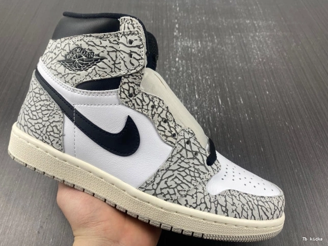 Rep TBK OG Cement White Jordan 1 DZ5485-052 High Air 0704